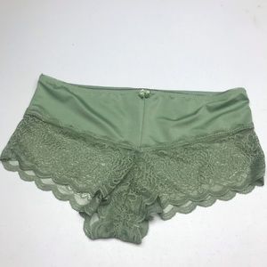 NWOT GREN Satin/Lace Mid-Waist Panties, 3X. *P1069